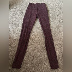 Lululemon align maroon coal leggings size 2